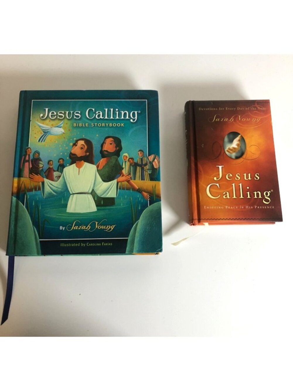 Jesus Calling Devotional and Bible Storybook Set Sarah Young Mothers Day Gift